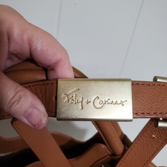 Foley + Corinna Leather & Suede Patchwork Lady Tote (Multi Color Neutral) - Picture 11 of 15